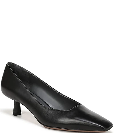 Sarto by Franco Sarto Ryan Leather Kitten Heel Pumps