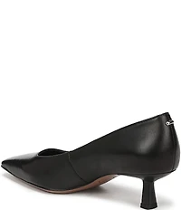 Sarto by Franco Sarto Ryan Leather Kitten Heel Pumps