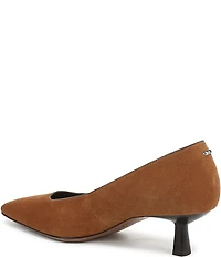 Sarto by Franco Sarto Ryan2 Suede Kitten Heel Pumps
