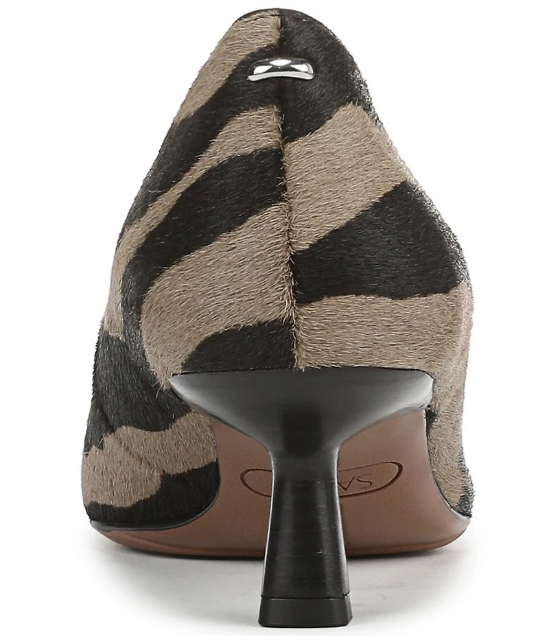 Sarto by Franco Sarto Ryan2 Zebra Print Calf Hair Kitten Heel Pumps