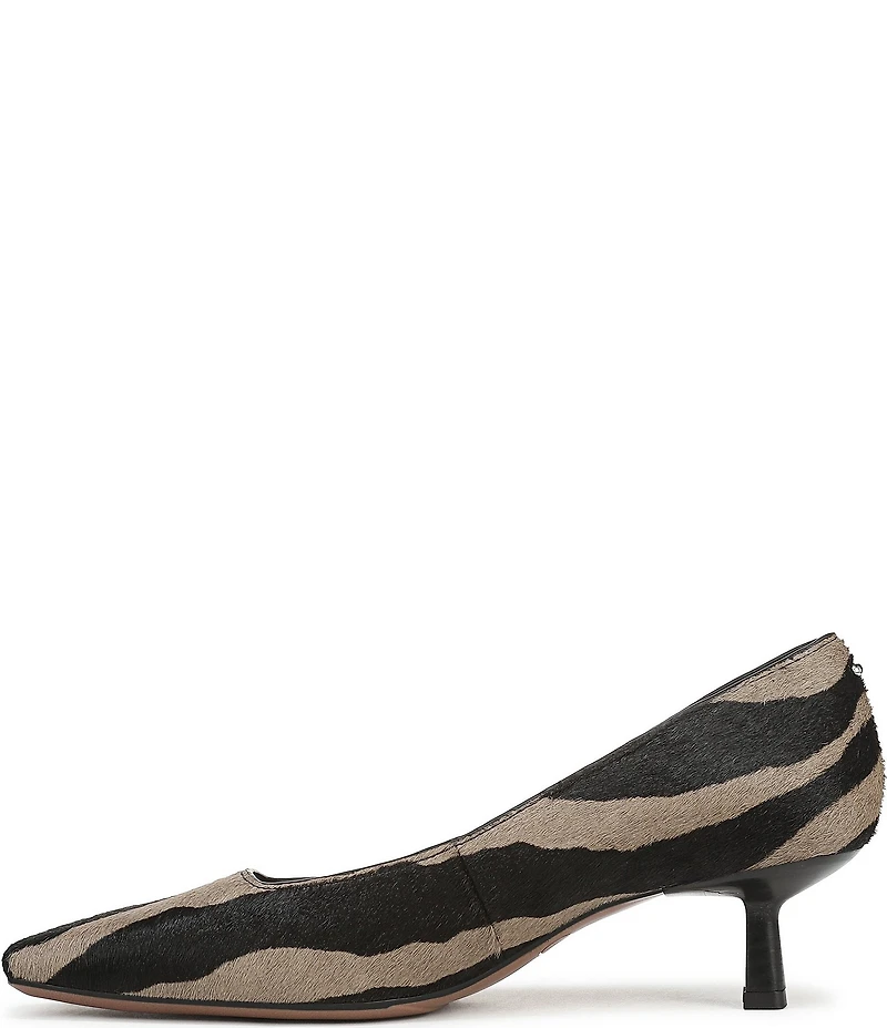 Sarto by Franco Sarto Ryan2 Zebra Print Calf Hair Kitten Heel Pumps