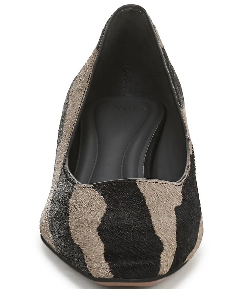 Sarto by Franco Sarto Ryan2 Zebra Print Calf Hair Kitten Heel Pumps