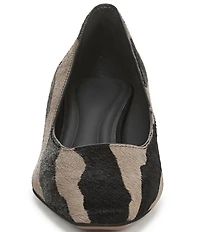 Sarto by Franco Sarto Ryan2 Zebra Print Calf Hair Kitten Heel Pumps