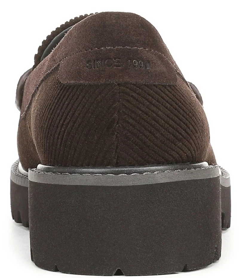 Sarto by Franco Sarto Saffron Corduroy Lug Sole Loafers