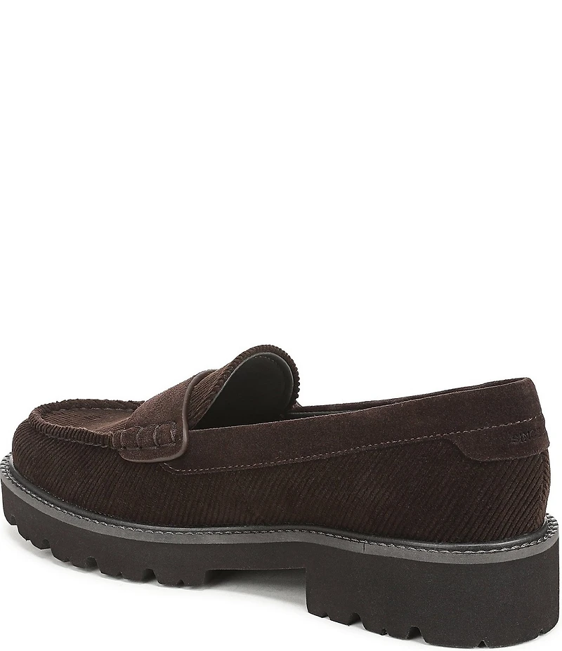 Sarto by Franco Sarto Saffron Corduroy Lug Sole Loafers