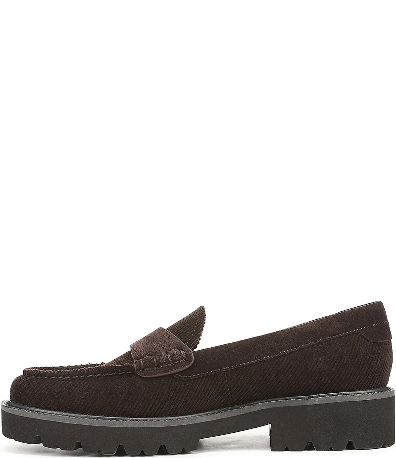 Sarto by Franco Sarto Saffron Corduroy Lug Sole Loafers
