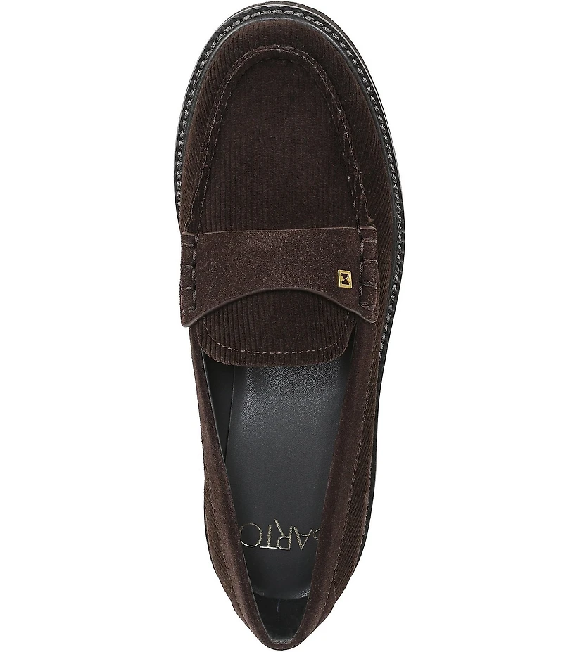 Sarto by Franco Sarto Saffron Corduroy Lug Sole Loafers