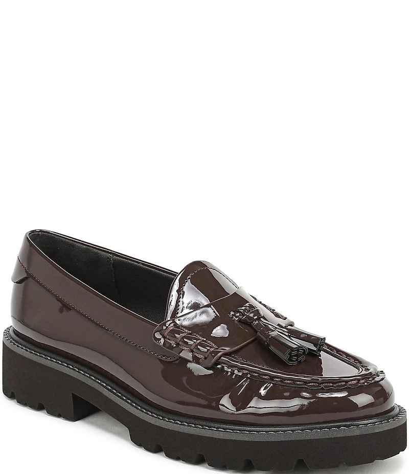 Sarto by Franco Sarto Sarika Patent Tassel Lug Loafers