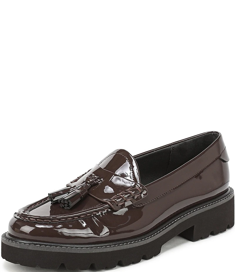 Sarto by Franco Sarto Sarika Patent Tassel Lug Loafers