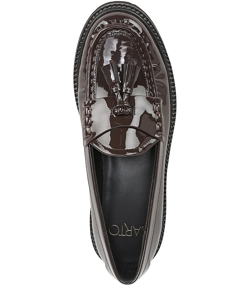 Sarto by Franco Sarto Sarika Patent Tassel Lug Loafers