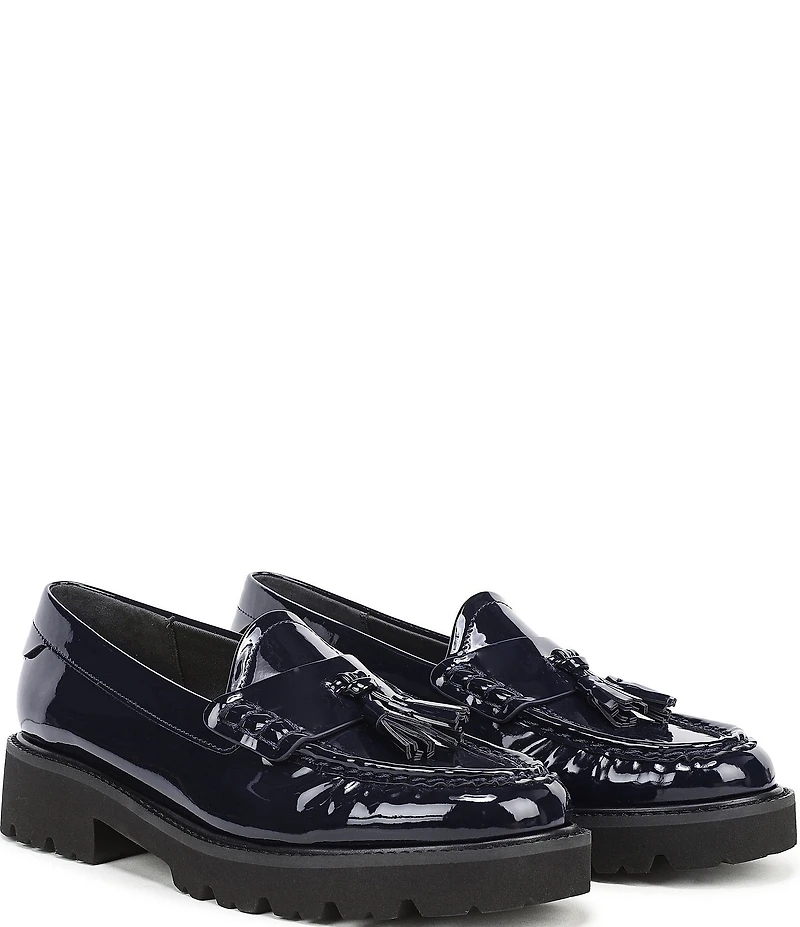 Sarto by Franco Sarto Sarika Patent Tassel Lug Loafers