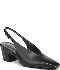 Sarto by Franco Sarto Sutton Leather Slingback Pumps