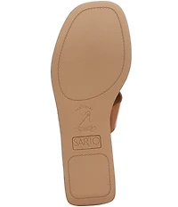 Sarto by Franco Sarto Tahani Leather Platform Wedge Slides