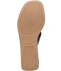 Sarto by Franco Sarto Tahani Woven Platform Wedge Slide Sandals