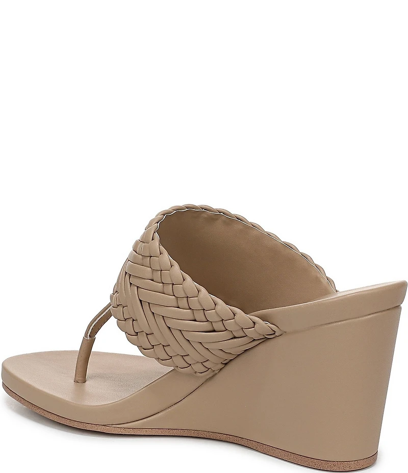 Sarto by Franco Sarto Talea Braided Wedge Thong Slide Sandals
