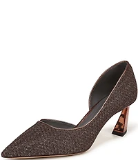 Sarto by Franco Sarto Tawny 2 Textured Glitter Pointed Toe d'Orsay Pumps