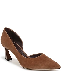 Sarto by Franco Sarto Tawny Suede Pointed Toe d'Orsay Pumps