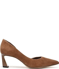 Sarto by Franco Sarto Tawny Suede Pointed Toe d'Orsay Pumps
