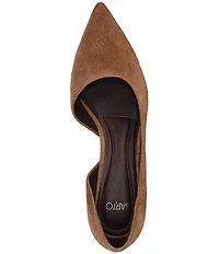 Sarto by Franco Sarto Tawny Suede Pointed Toe d'Orsay Pumps