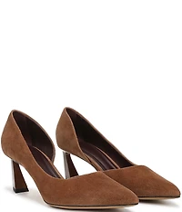 Sarto by Franco Sarto Tawny Suede Pointed Toe d'Orsay Pumps