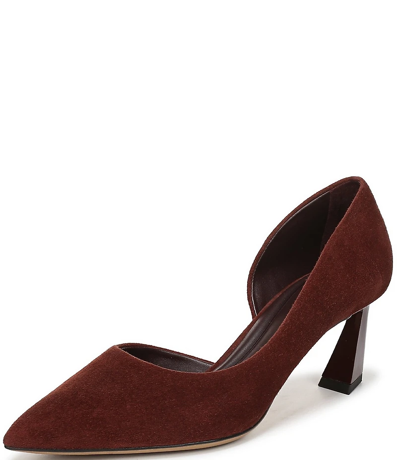 Sarto by Franco Sarto Tawny Suede Pointed Toe d'Orsay Pumps