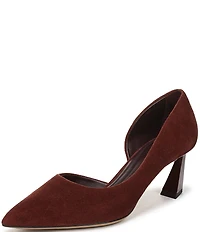 Sarto by Franco Sarto Tawny Suede Pointed Toe d'Orsay Pumps