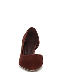 Sarto by Franco Sarto Tawny Suede Pointed Toe d'Orsay Pumps