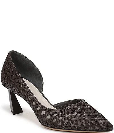 Sarto by Franco Sarto Tawny Woven Pointed Toe d'Orsay Pumps
