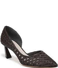 Sarto by Franco Sarto Tawny Woven Pointed Toe d'Orsay Pumps