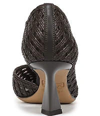 Sarto by Franco Sarto Tawny Woven Pointed Toe d'Orsay Pumps