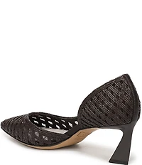 Sarto by Franco Sarto Tawny Woven Pointed Toe d'Orsay Pumps
