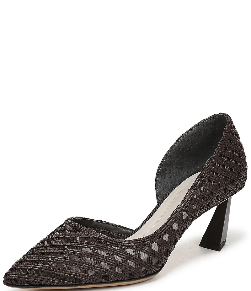 Sarto by Franco Sarto Tawny Woven Pointed Toe d'Orsay Pumps