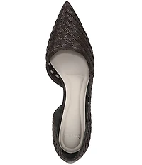 Sarto by Franco Sarto Tawny Woven Pointed Toe d'Orsay Pumps