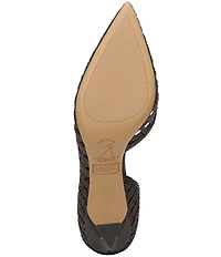 Sarto by Franco Sarto Tawny Woven Pointed Toe d'Orsay Pumps