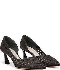 Sarto by Franco Sarto Tawny Woven Pointed Toe d'Orsay Pumps
