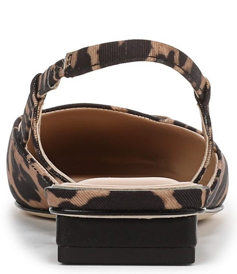 Sarto by Franco Sarto Telica Leopard Print Slingback Flats