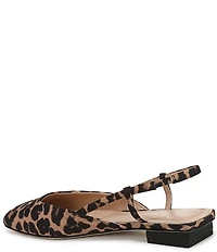 Sarto by Franco Sarto Telica Leopard Print Slingback Flats