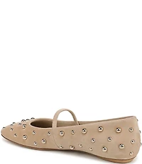 Sarto by Franco Sarto Teyana Studded Suede Mary Jane Flats