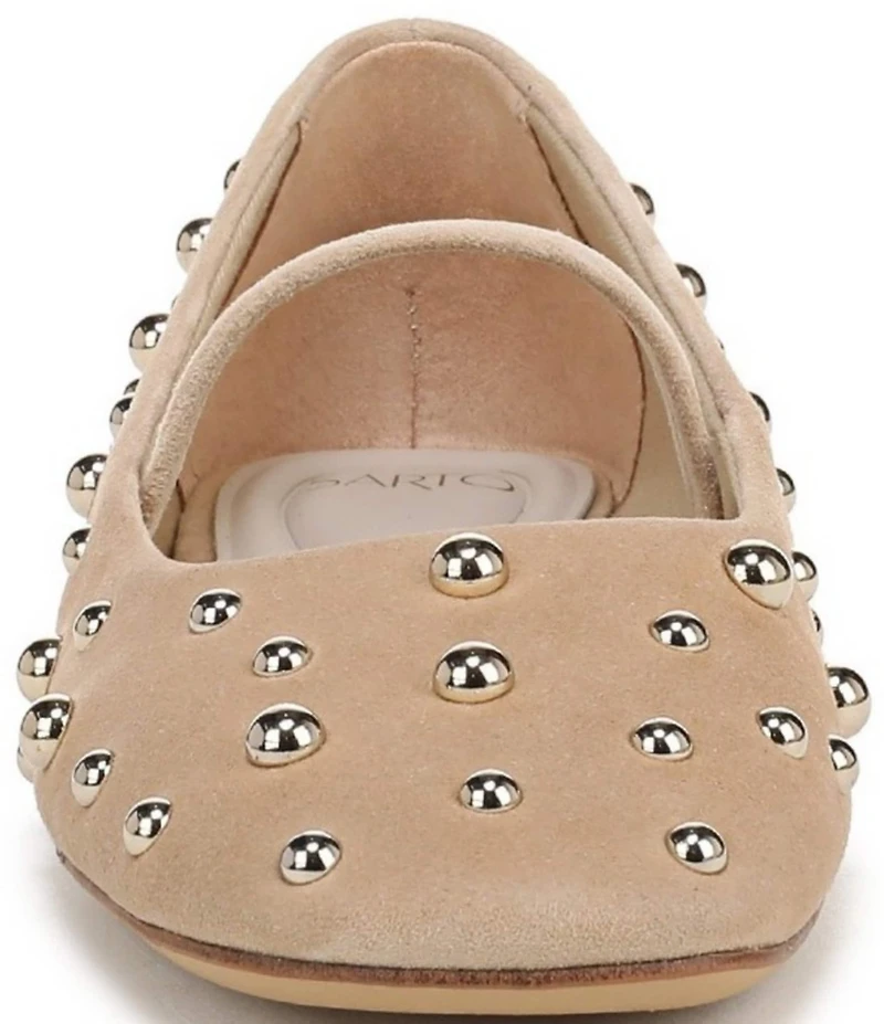 Sarto by Franco Sarto Teyana Studded Suede Mary Jane Flats