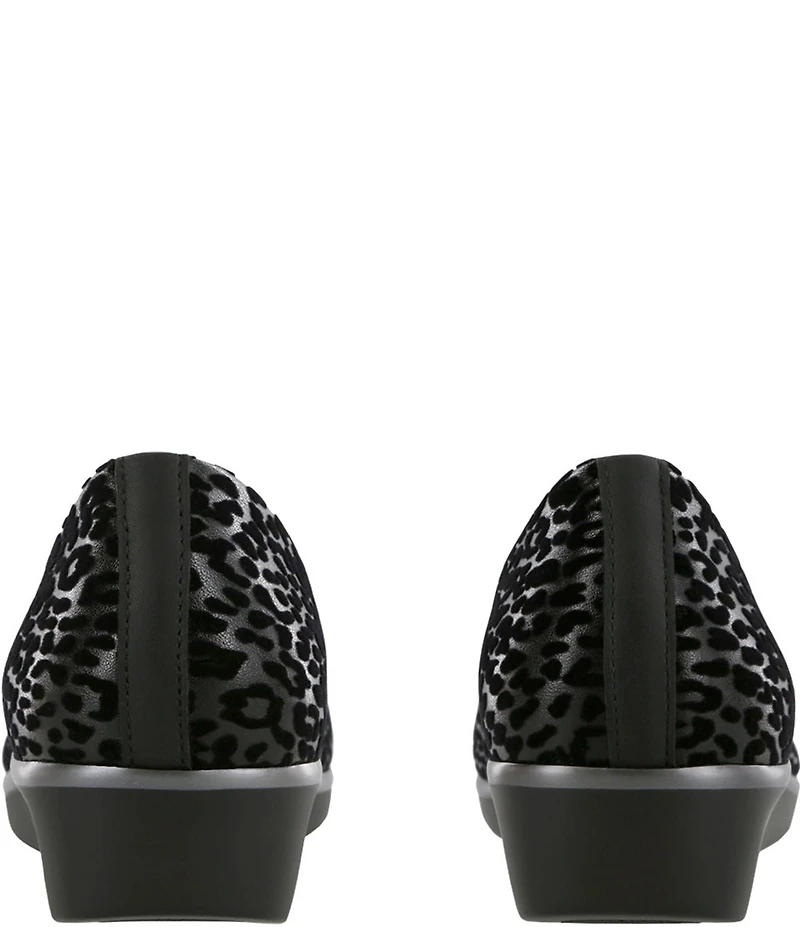 SAS Bliss Leopard Print Flex Fabric Loafers