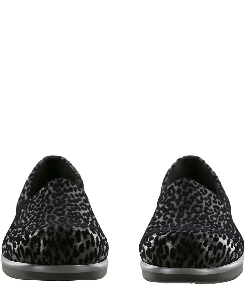 SAS Bliss Leopard Print Flex Fabric Loafers
