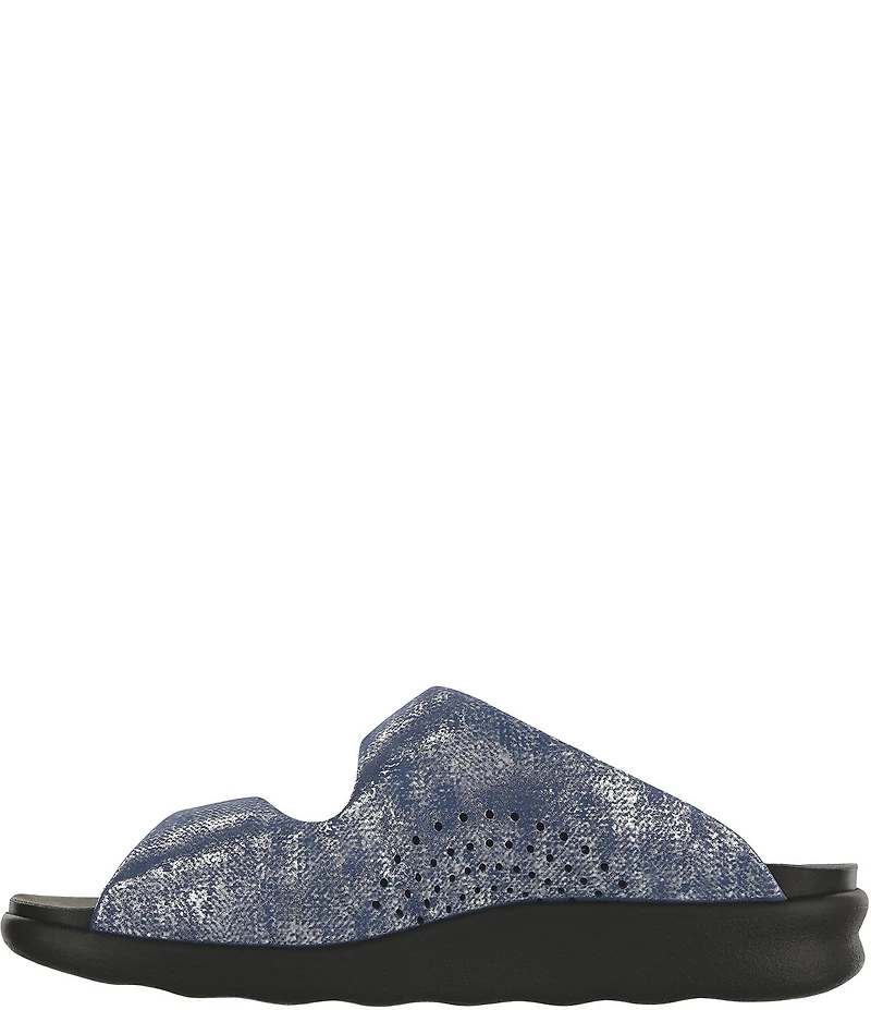 SAS Cozy Metallic Leather Slide Sandals