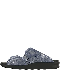 SAS Cozy Metallic Leather Slide Sandals