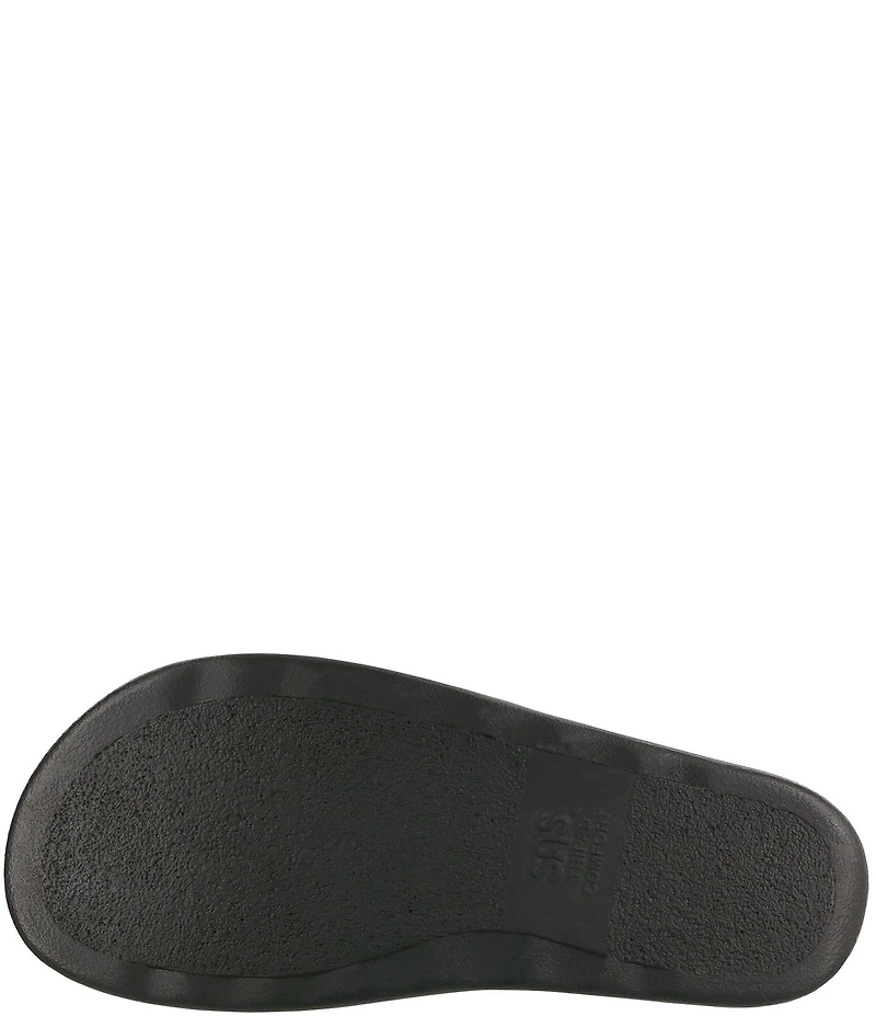 SAS Cozy Metallic Leather Slide Sandals