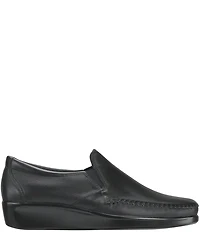 SAS Dream Leather Slip On Wedge Loafers