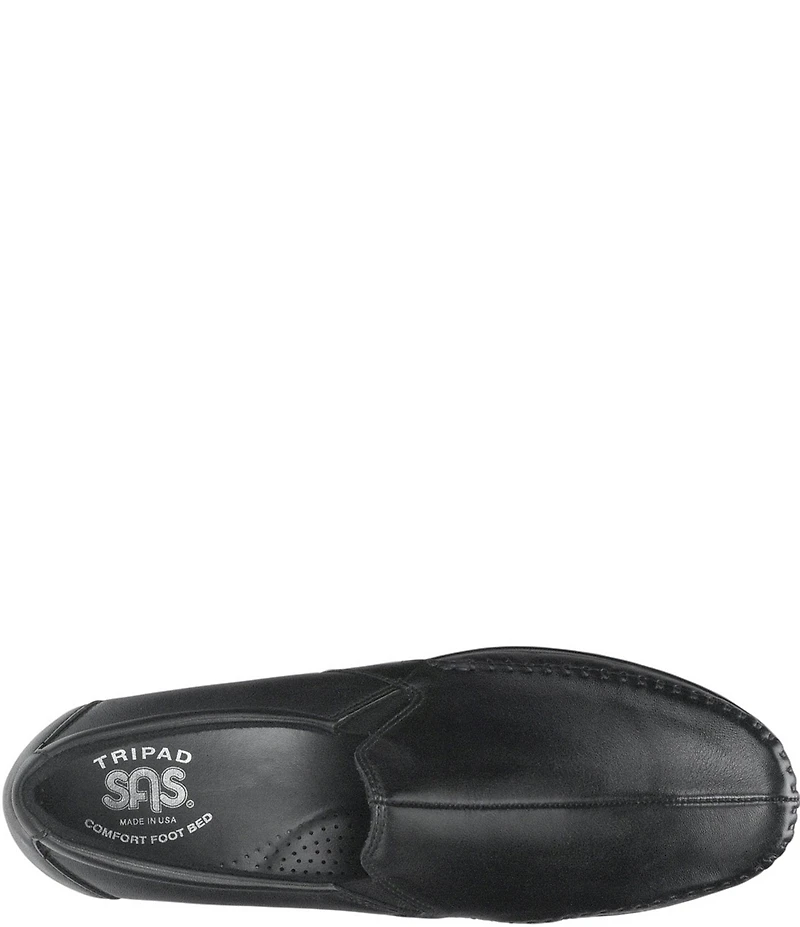 SAS Dream Leather Slip On Wedge Loafers