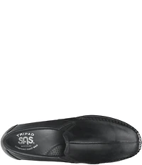 SAS Dream Leather Slip On Wedge Loafers