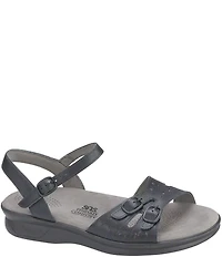 SAS Duo Leather Buckle Detail Sandals