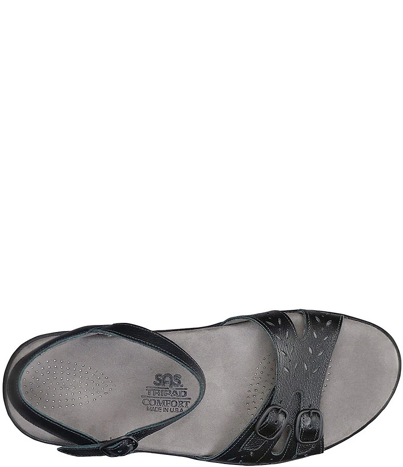 SAS Duo Leather Buckle Detail Sandals