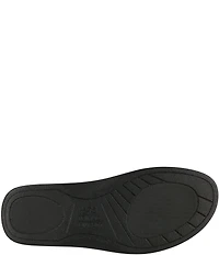 SAS Duo Shiny Dot Print Leather Sandals